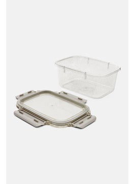 Just Cook Airtight Locktop Speckled Food Storage Container 1,25 L, Grey  - Image 2