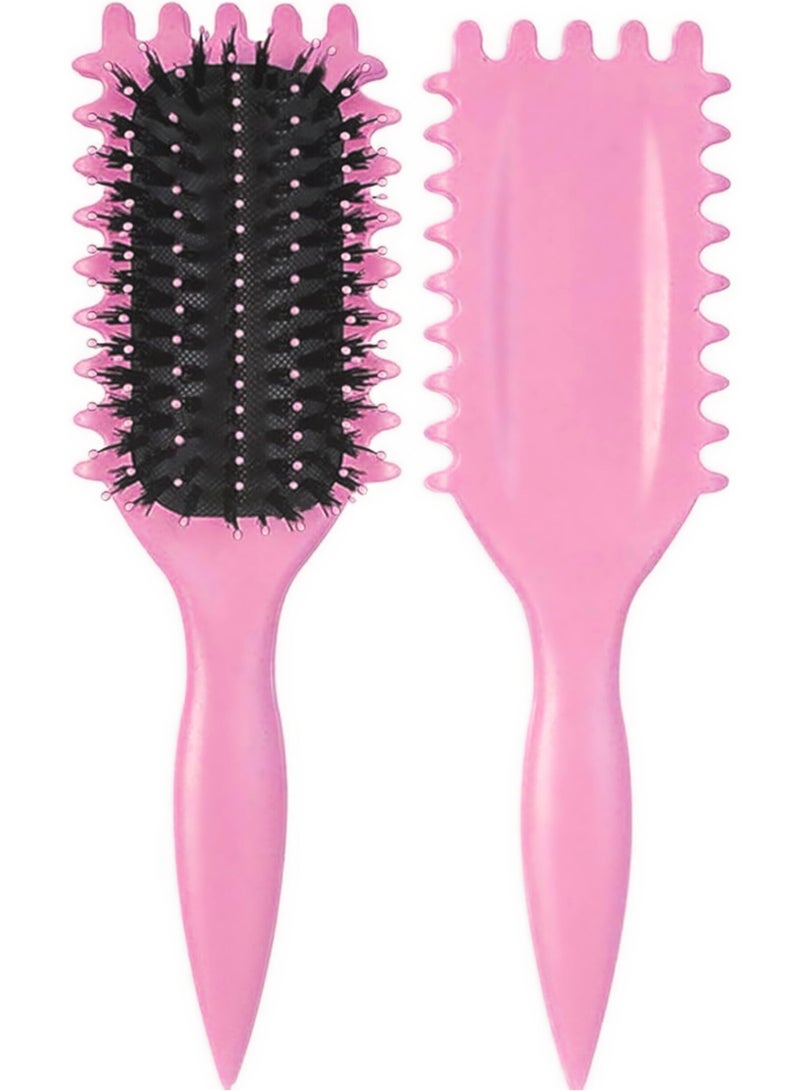 بونيتا فرشاة فك تشابك الشعر المجعد - لون وردى - Image 1