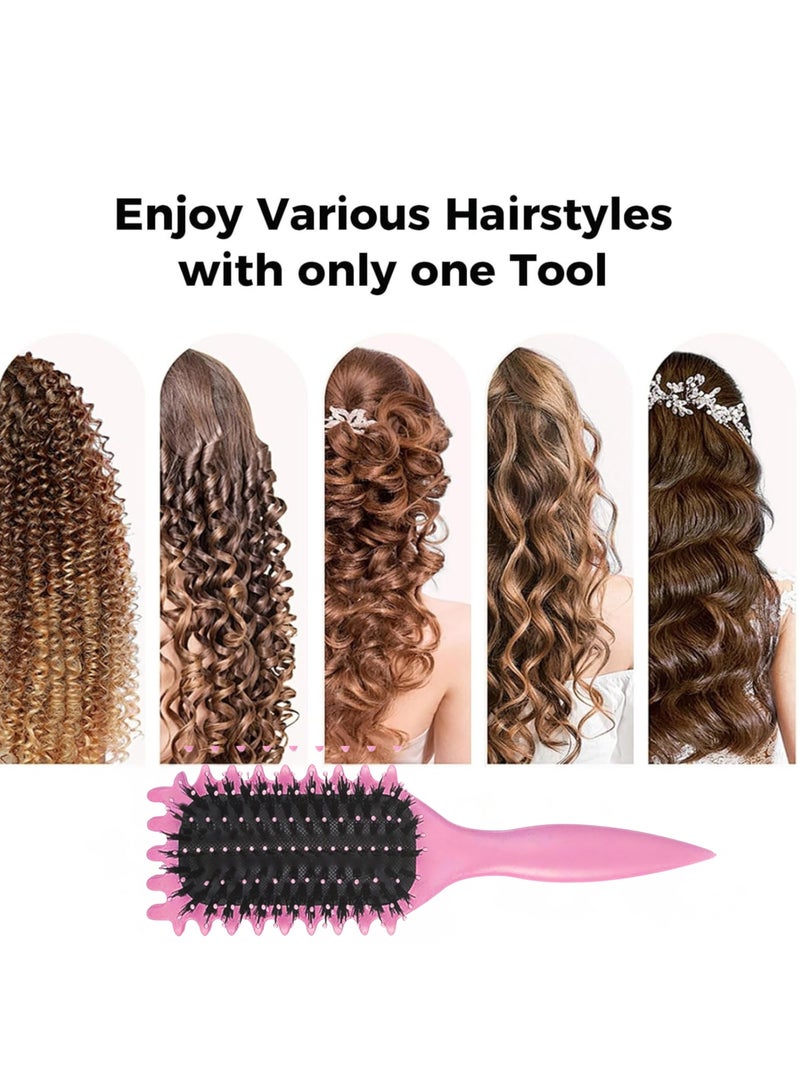 بونيتا فرشاة فك تشابك الشعر المجعد - لون وردى - Image 5