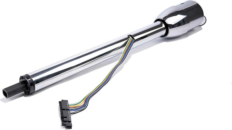 Pateyney 28" Chrome Tilt Street Rod Floor Shift Steering Column with Wheel Adapter - Image 2