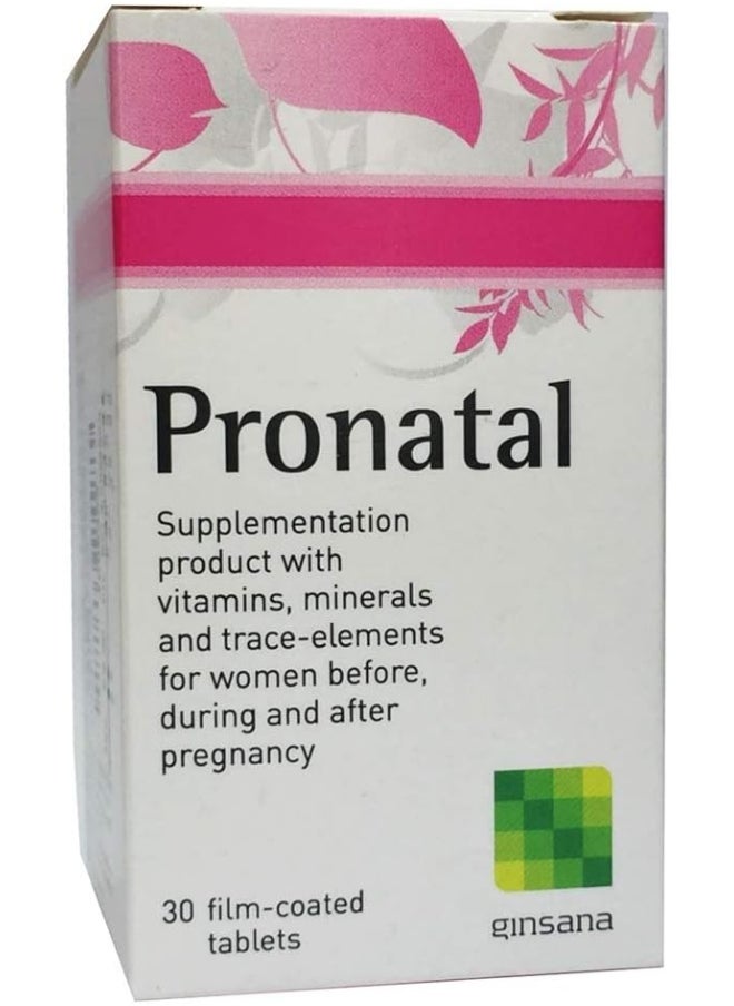 Ginsana Pronatal Tablets 30's 