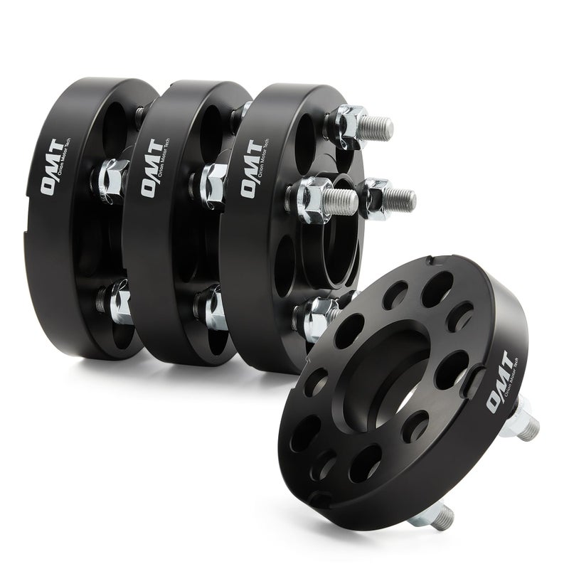 Orion Motor Tech محولات العجلات Orion Motor Tech 5x100 فواصل العجلات 1 بوصة مع مسامير متوافقة مع Subaru Outback و Subaru Forester و Subaru Impreza و Subaru Crosstrek و Scion FRS والمزيد مجموعة فواصل 25 مم مجموعة من 4