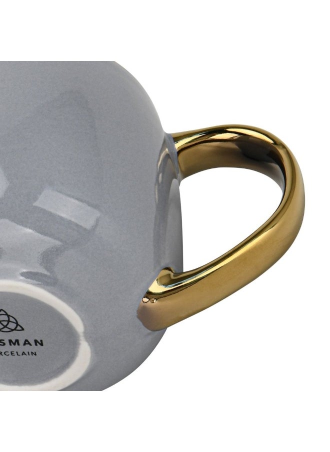 DANUBE HOME Danube Home Fissman 400Ml Mug Stylish And Durable Coffee Mug Perfect For Hot And Cold Drinks Comfortable Handle Dishwasher Microwave Safe Ideal For Daily Use (New Bone China)  - Image 5