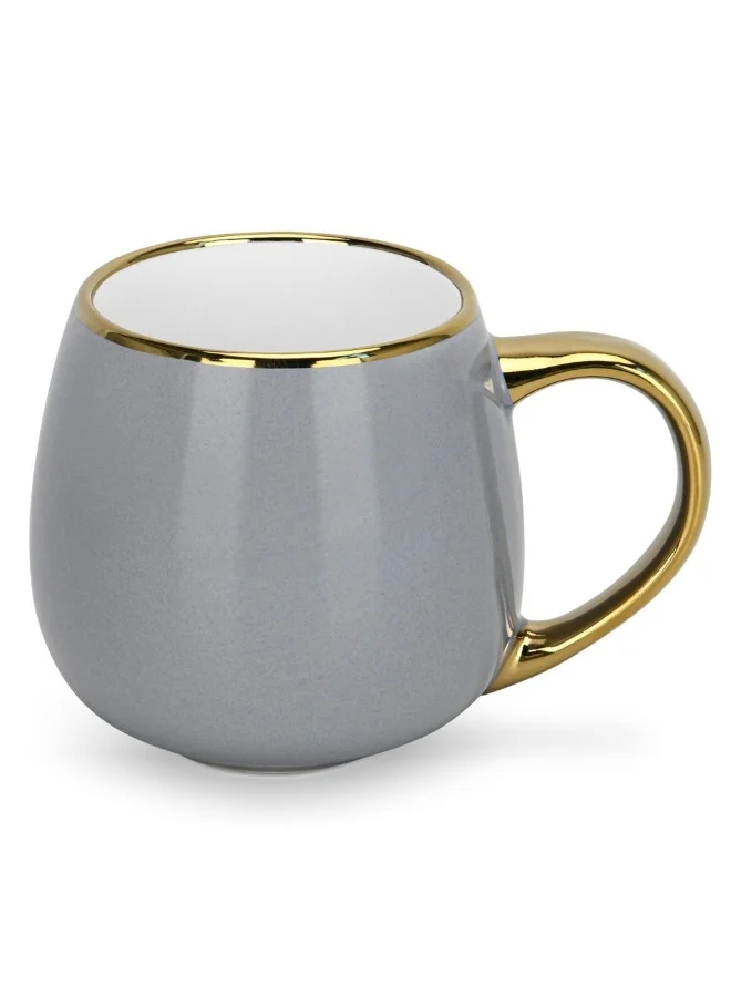 DANUBE HOME Danube Home Fissman 400Ml Mug Stylish And Durable Coffee Mug Perfect For Hot And Cold Drinks Comfortable Handle Dishwasher Microwave Safe Ideal For Daily Use (New Bone China)