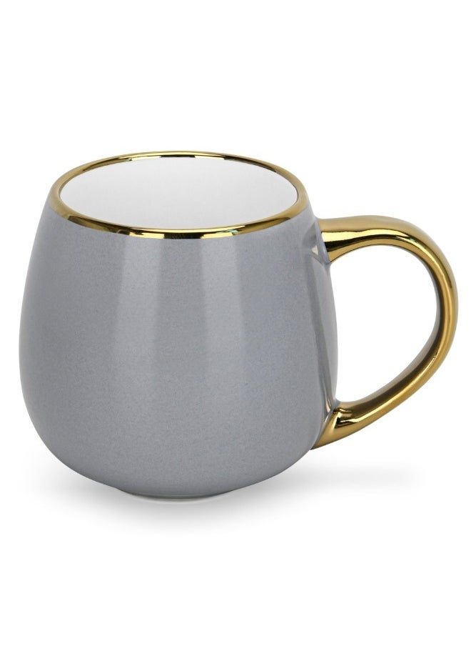 DANUBE HOME Danube Home Fissman 400Ml Mug Stylish And Durable Coffee Mug Perfect For Hot And Cold Drinks Comfortable Handle Dishwasher Microwave Safe Ideal For Daily Use (New Bone China)  - Image 1