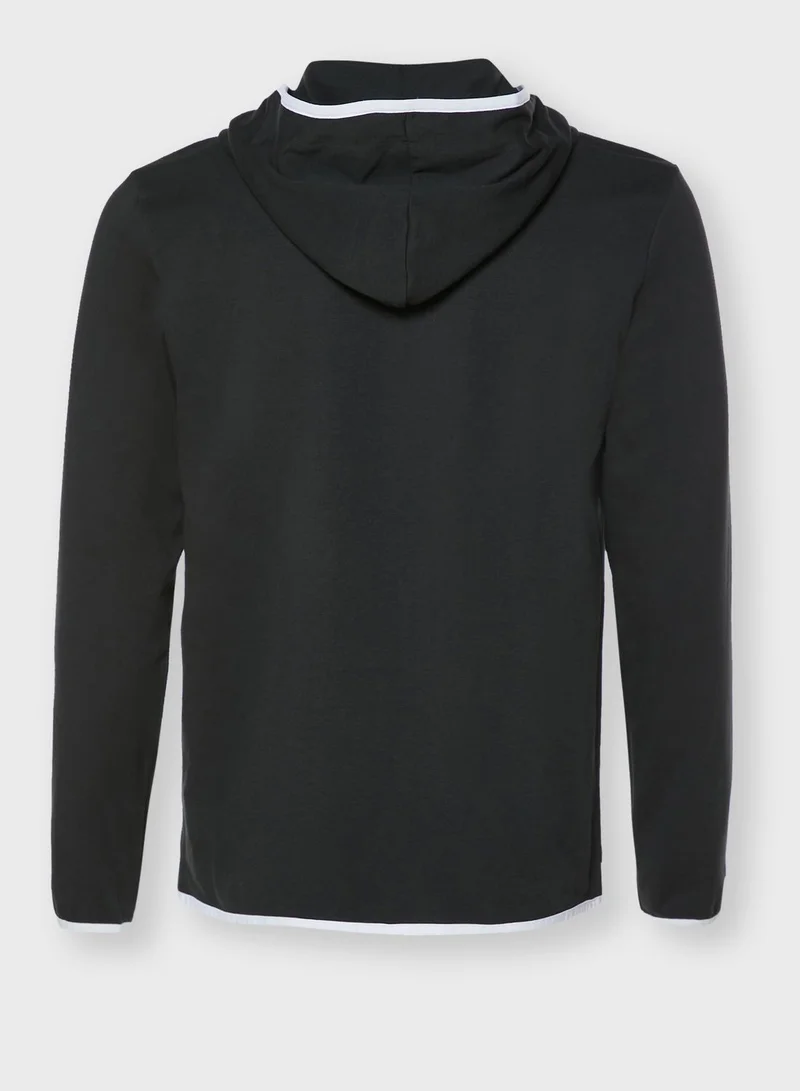 CALVIN KLEIN Chest Logo Zip Through Hoodie