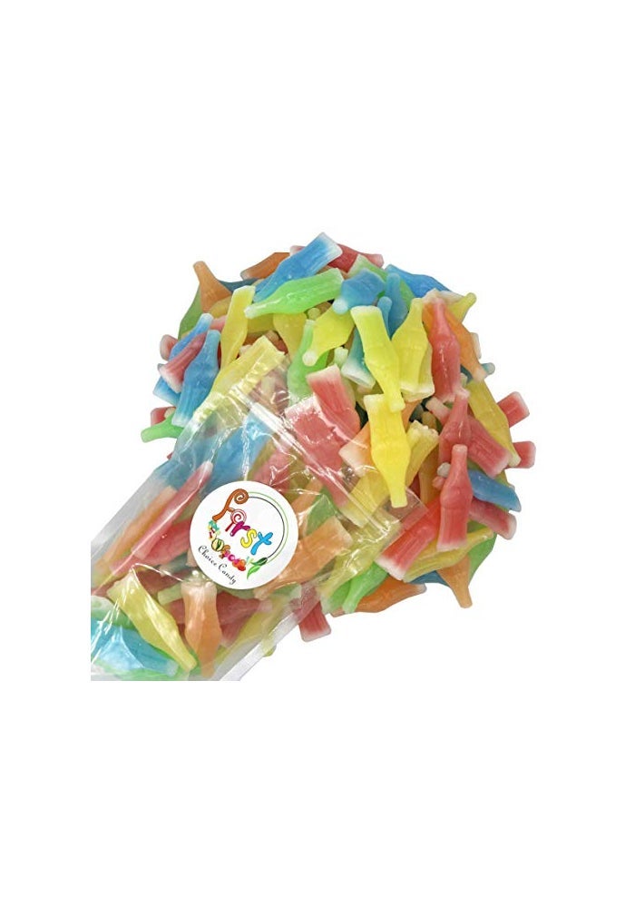 FirstChoiceCandy Wax Bottles Nostalgic Fun Candy Drink 1 Pound Pack of 1 - Image 1