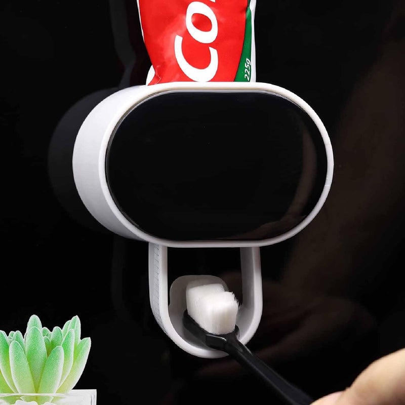 TGOPIT TGOPIT Toothpaste DispenserAutomatic Toothpaste Squeezer Fit for Kids AdultsHands Free Wall Mounted Toothpaste Holder With Selfstick StickerPunchFree Toothpaste Squeezer For Family Washroom1Pcs  - Image 1