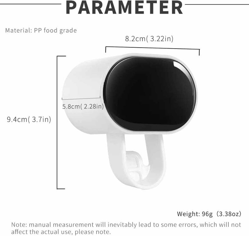 TGOPIT TGOPIT Toothpaste DispenserAutomatic Toothpaste Squeezer Fit for Kids AdultsHands Free Wall Mounted Toothpaste Holder With Selfstick StickerPunchFree Toothpaste Squeezer For Family Washroom1Pcs  - Image 3