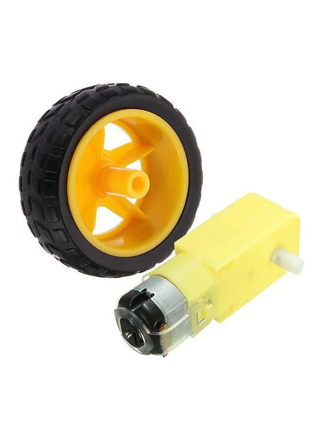 Arduino Dc Geared Motor With Wheel  - Image 2