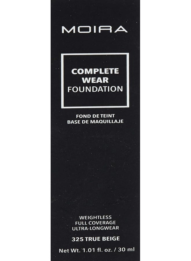 moira Complete Wear Foundation (325, True Beige) - Image 2