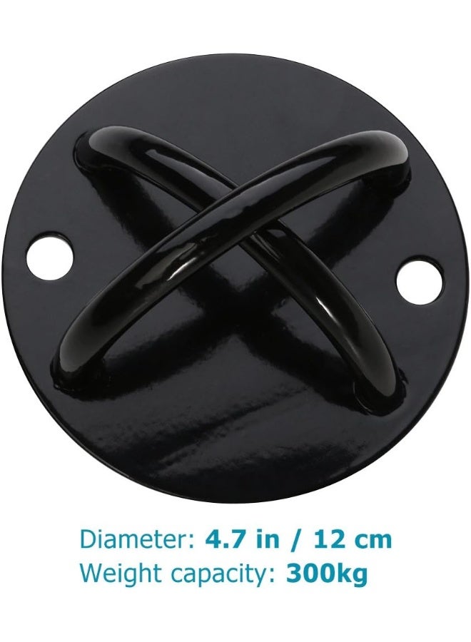 WINOMO 2pcs Ceiling Wall Mount Anchor for Suspension Strap Strength Training Gym Yoga Bracket Olympic Rings Swing Hammock  - Image 1