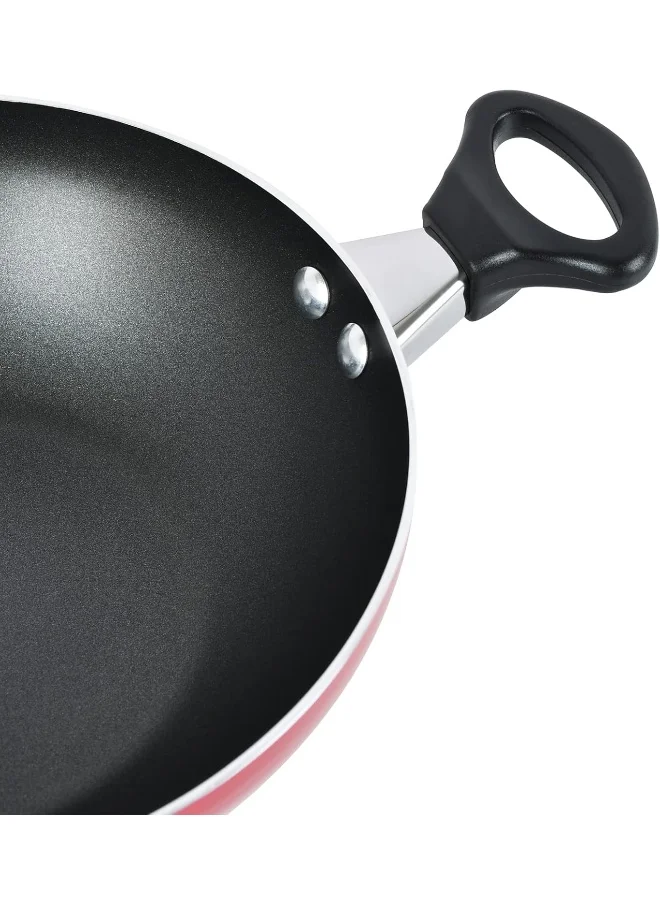 Prestige Prestige Flat Bottom 26CM Kadai - PR15860 Red 26cm