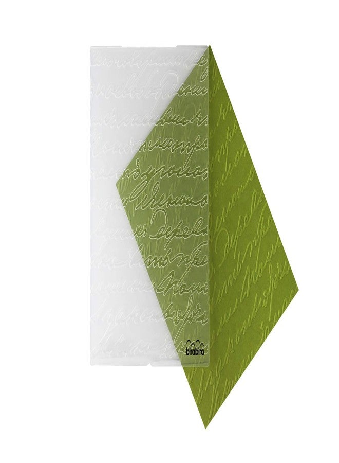 BiraBira Bira Craft 4.25" X 5.75" Embossing Folder, Assorted Designs. (Words) - Image 1