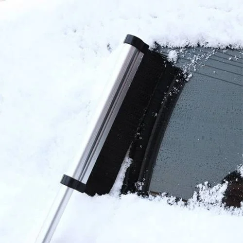Polhammobile Polham 65CM Extendable and Shortenable Telescopic Vehicle Snow Brush and Snow Plow, Glass, Door Anti-Scratch Snow Brush