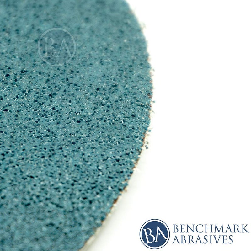 Benchmark Abrasives PSA Gold No Hole 6 Inch Sanding Discs with Zirconia Grains Automotive Orbital Sander Sandpaper - 6 Inch Sanding Disc Self Stick - Surface Blending (10 Pack), 60 Grit - Image 2