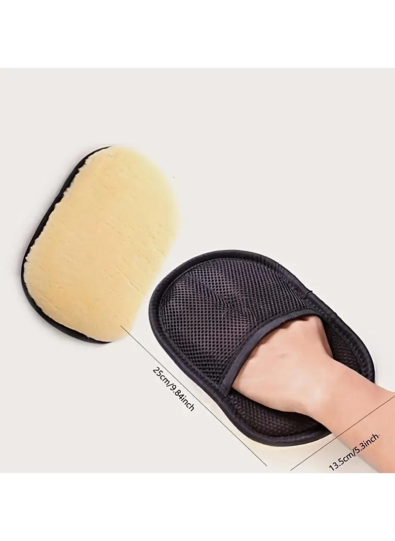 Exotic 9.84" x 3.5" Microfiber Ultra-Soft Car Cleaning Glove, Perfect For Auto Detailing And Maintenance  - Image 2