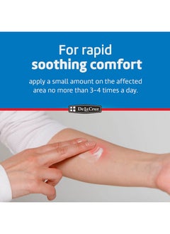De La Cruz Hydrocortisone Ointment- 1% Hydrocortisone Ointment - Anti Itch Ointment - Maximum Strength - Dry Skin Redness Dermatitis Eczema And Rashes - Topical Ointment - 1 Oz (28G)  - Image 5
