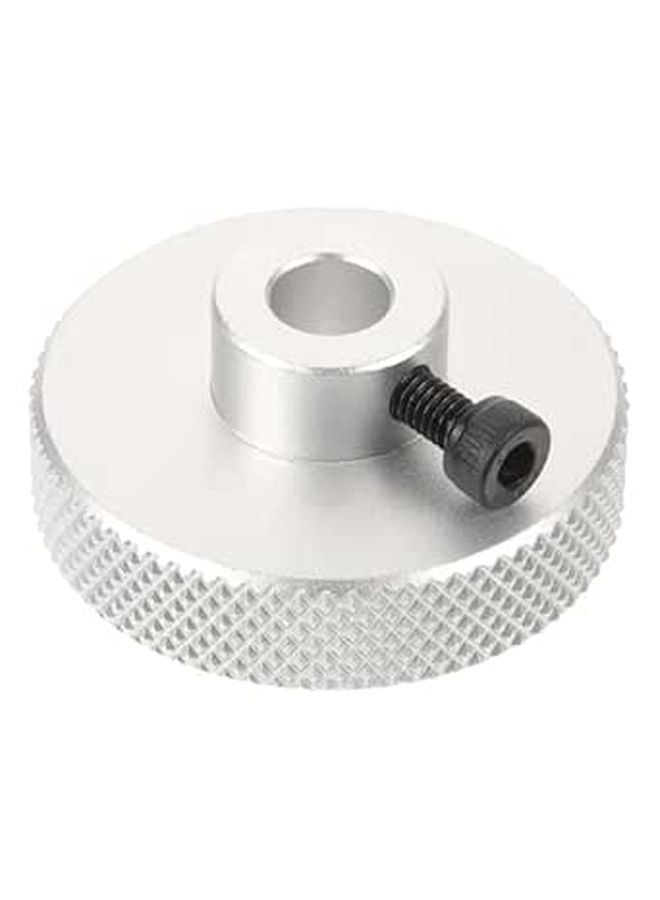 White 57mm 8mm Bore Replaceable Handwheel for 3D Printer Motor Stable Lightweight Accessory - Image 1