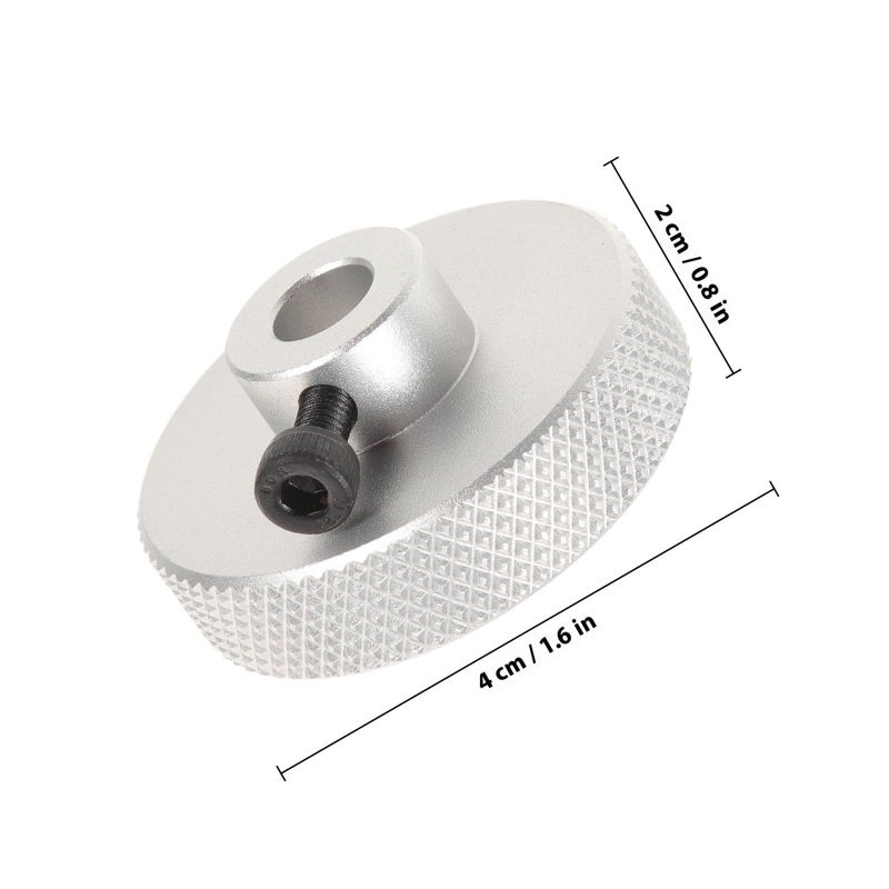 White 57mm 8mm Bore Replaceable Handwheel for 3D Printer Motor Stable Lightweight Accessory - Image 3