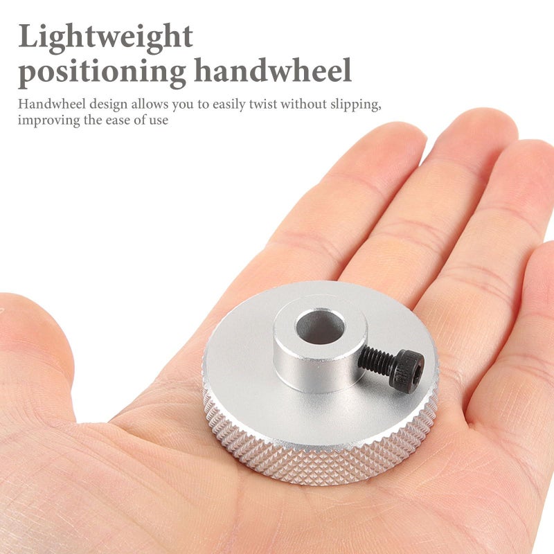 White 57mm 8mm Bore Replaceable Handwheel for 3D Printer Motor Stable Lightweight Accessory - Image 4