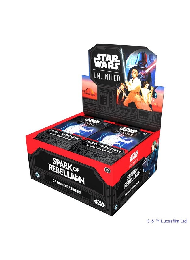 Fantasy Flight Games Star Wars: Unlimited TCG Spark of Rebellion Booster Display (Set of 24 Booster Packs) - Trading Card Game for Kids & Adults, Ages 12+, 2+ Players, 20 Min Playtime, Made by Fantasy Flight Games - Image 3