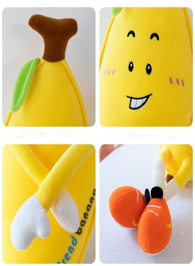 DURKU Boulevard Banana Soft Stuffed Animal - Soft and Comfortable Plush Toy for Kids and Adults, 80 cm - Image 5