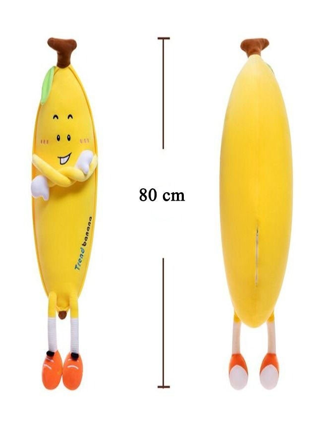 DURKU Boulevard Banana Soft Stuffed Animal - Soft and Comfortable Plush Toy for Kids and Adults, 80 cm - Image 3