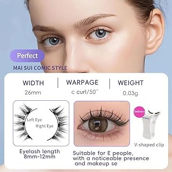 KLVS Magnetic Eyelashes Kit without Eyeliner Reusable No Glue Needed with Applicator for Easy Wear AllDay Comfort - Image 4