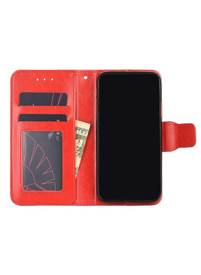 S-TOP Case For Infinix Hot 8 / Hot 8 Lite / Tecno Camon 12 Crystal Texture Horizontal Flip Leather Case with Holder & Card Slots & Wallet - Image 4