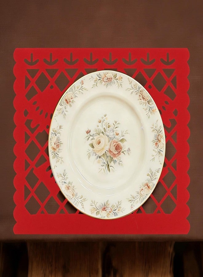 AMCAMI 12 PCS Mexican Table Mats, Cinco de Mayo Decorations Fiesta Party Decorations, Colorful Paper Table Mats for Mexican Taco Party Table Decor - Image 3