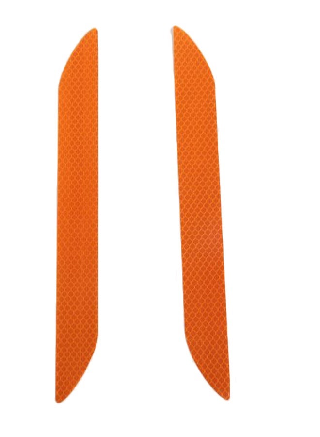 MUNTAQI 2-Piece Reflective Warning Strip Sticker Set