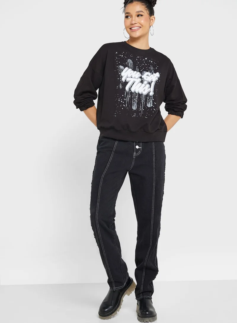 Ginger Graphic Sweatshirt