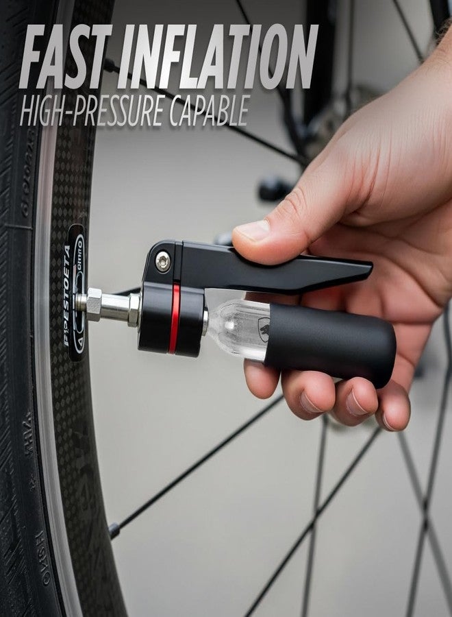 Guard Dog Security 16-gram Threaded c02 cartridges, CO2 Cartridges for Use with CO2 Bike Tire Inflator, Fast Inflation to 130 PSI, Fits Standard 3/8"-24 Inflators, Leakproof, Lightweight - Image 2