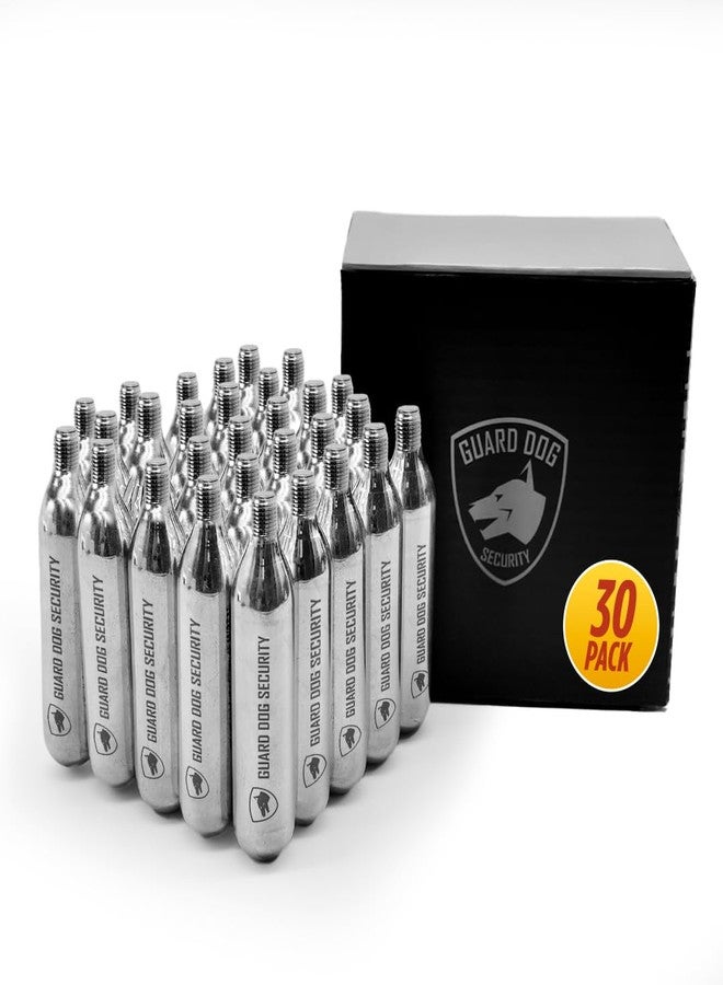 Guard Dog Security 16-gram Threaded c02 cartridges, CO2 Cartridges for Use with CO2 Bike Tire Inflator, Fast Inflation to 130 PSI, Fits Standard 3/8"-24 Inflators, Leakproof, Lightweight - Image 1