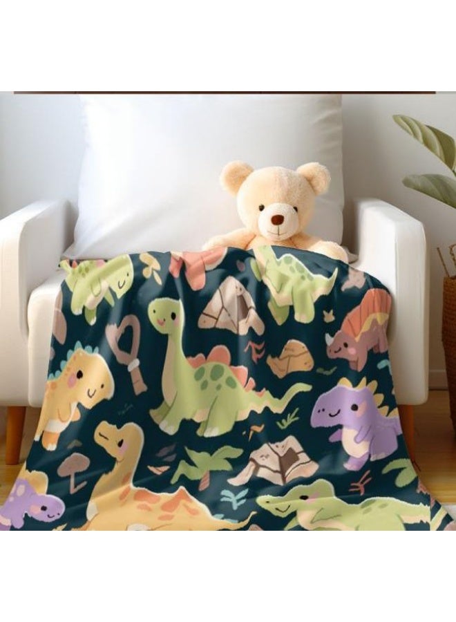 general Children's or student cartoon flannel thin blanket (warm and comfortable, suitable for sleep, games) 100cm*150cm - 294 - Image 3