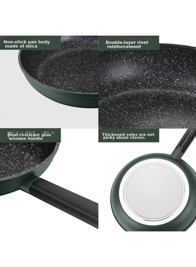 Joyoung Non-stick Frying Pan, Maifanshi Color, Flat Bottom Pan, Steak Pan, 26cm, Compatible With Induction And Gas Stoves, Jlw2663d - Image 3