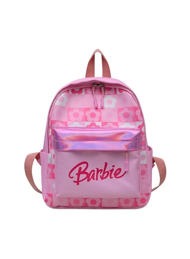 Barbie Princess Pink Children's Backpack Kindergarten Schoolbag Girl Cartoon Cute Baby Backpack Lightweight Travel Student Backpack - Image 1
