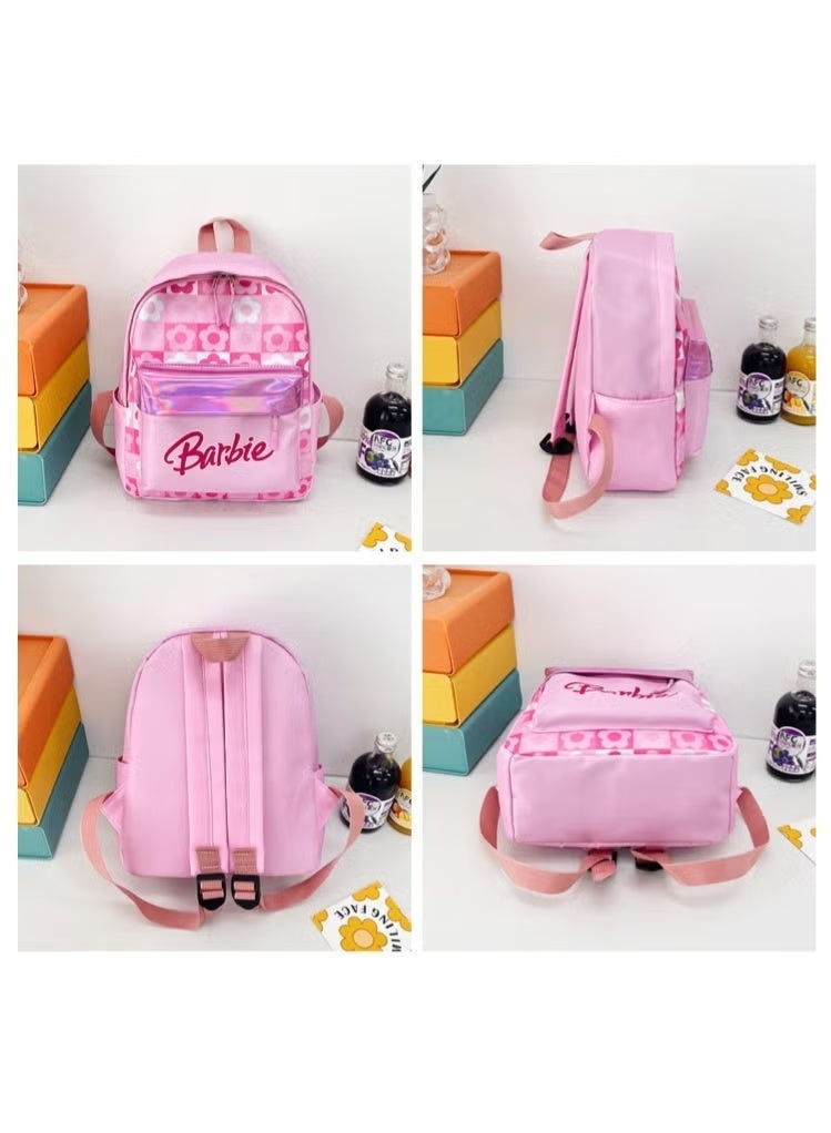 Barbie Princess Pink Children's Backpack Kindergarten Schoolbag Girl Cartoon Cute Baby Backpack Lightweight Travel Student Backpack - Image 3