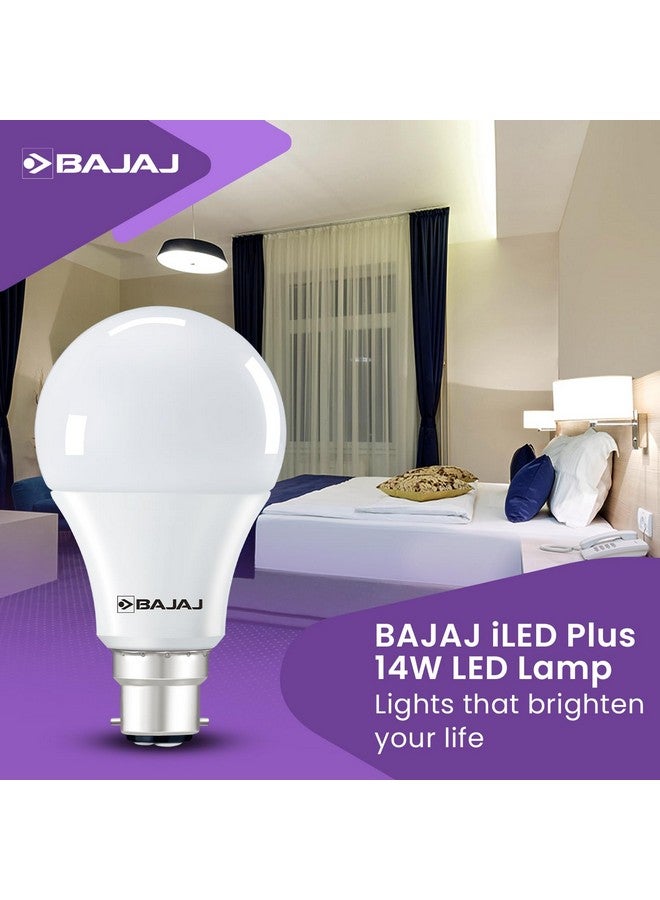 Bajaj Bajaj Iled Plus Led Lamp 14W Cdl B22 | Energy Efficient | Instant On | 4 Kv Surge Protection | Led Bulb For Home | (Pack Of 2) | 1 Yr Warranty - Image 2