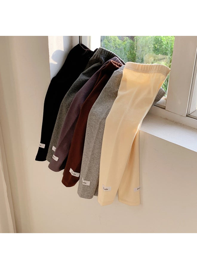 New Arrival For Autumn/winter, Girls' Leggings, Baby Pants Korean Style Fashionable Brushed Outerwear Elastic Long Pants - Image 3