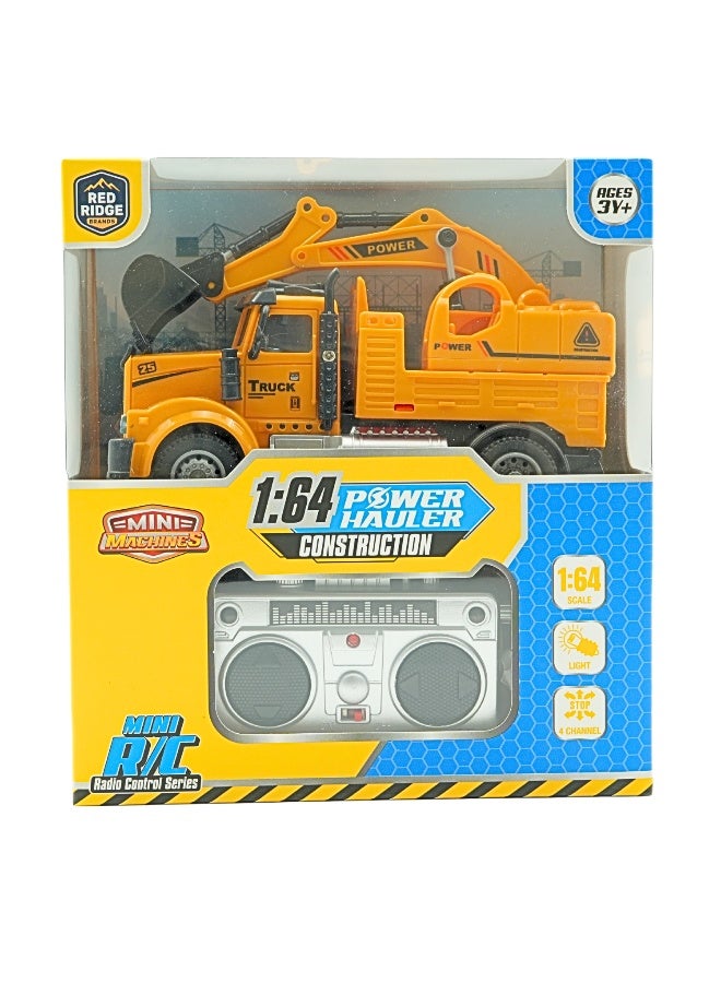 Mini Machines حفار البناء عن بُعد – رافعة الطاقة | مقياس 1:64 | 4 قنوات | العمر 3 سنوات فما فوق - Image 2