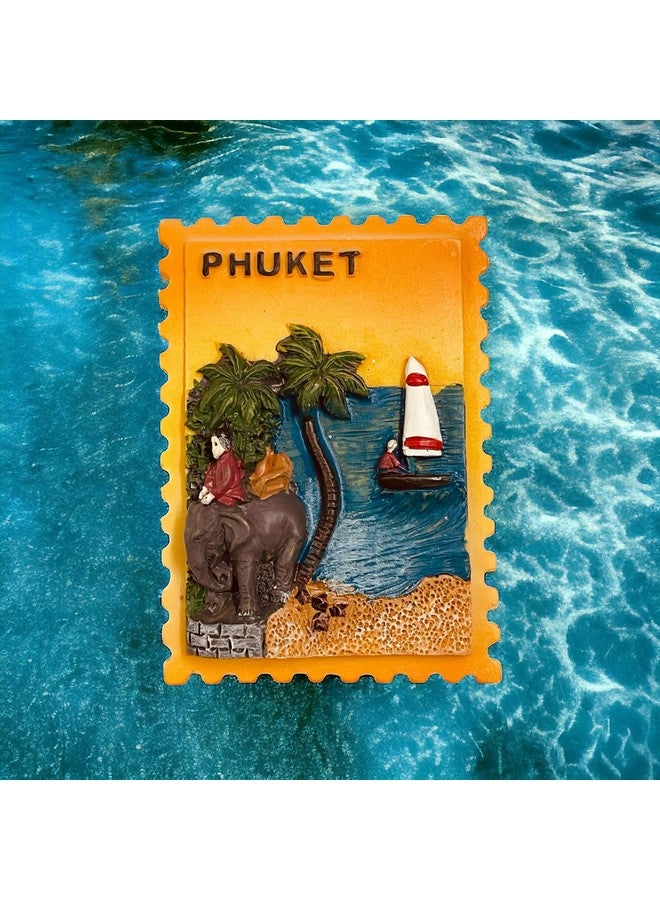 Krisah Fridge Magnet Resin 4D Countries Magnet Gift Souvenir Travel Magnets (Orange Phuket) - Image 4