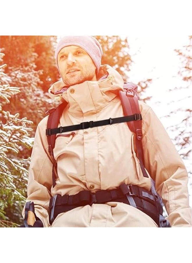 MOXO 2 Back Chest Strap Adjustable Back Sternum Strap Chest Belt with Buckle for Hiking and Jogging  - Image 3