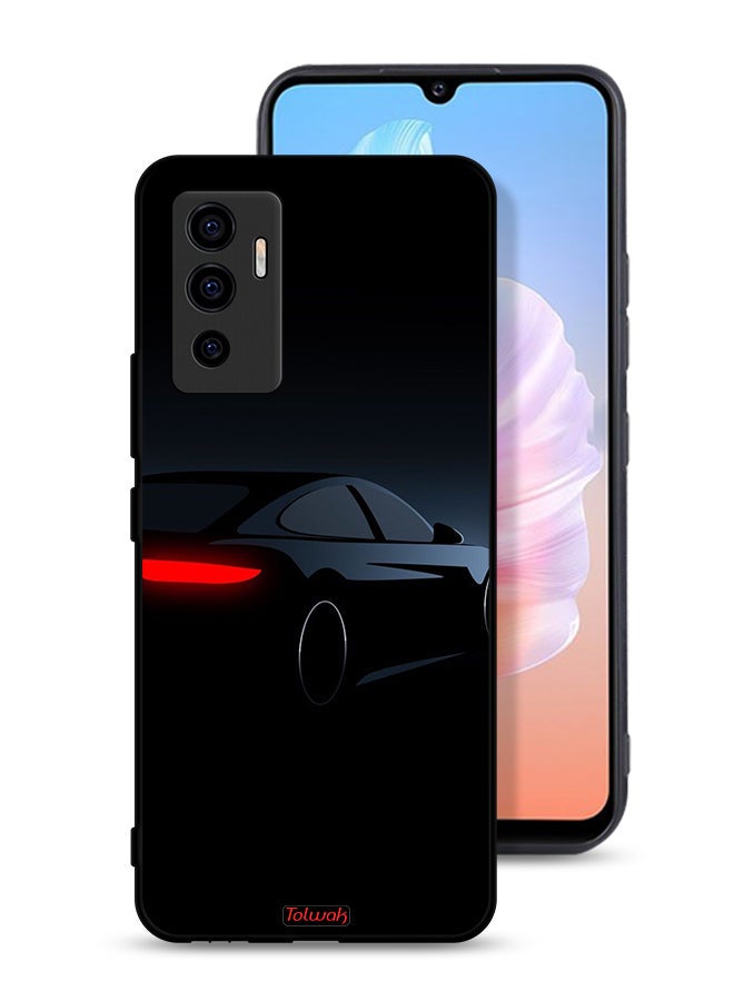 Tolwak Vivo V23e Protective Case Cover Dark Car - Image 1