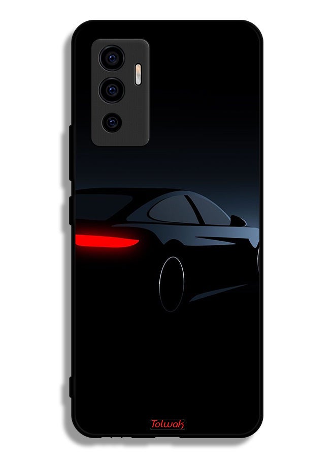 Tolwak Vivo V23e Protective Case Cover Dark Car - Image 2