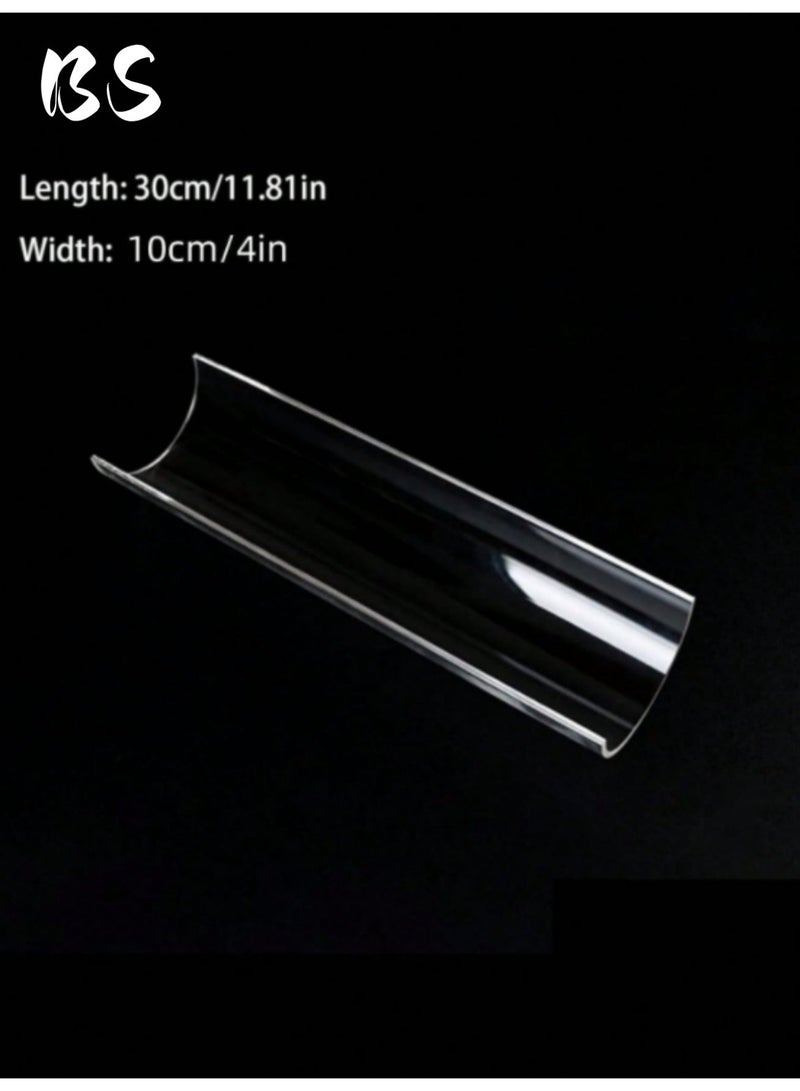 بي إس قالب كيك سويس رول أكريليك 10 سم | قالب كيك رول الشوكولاتة | أداة خبز 30 سم لتصميم الكيك بسهولة | أداة كيك للتجمعات العائلية | أدوات متجر الكيك | لفائف سويس لحفلات الكيك والمناسبات. - Image 2