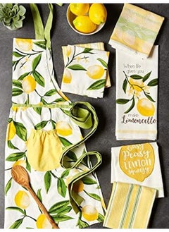 DII Lemon Bliss Kitchen Collection Apron  - Image 3
