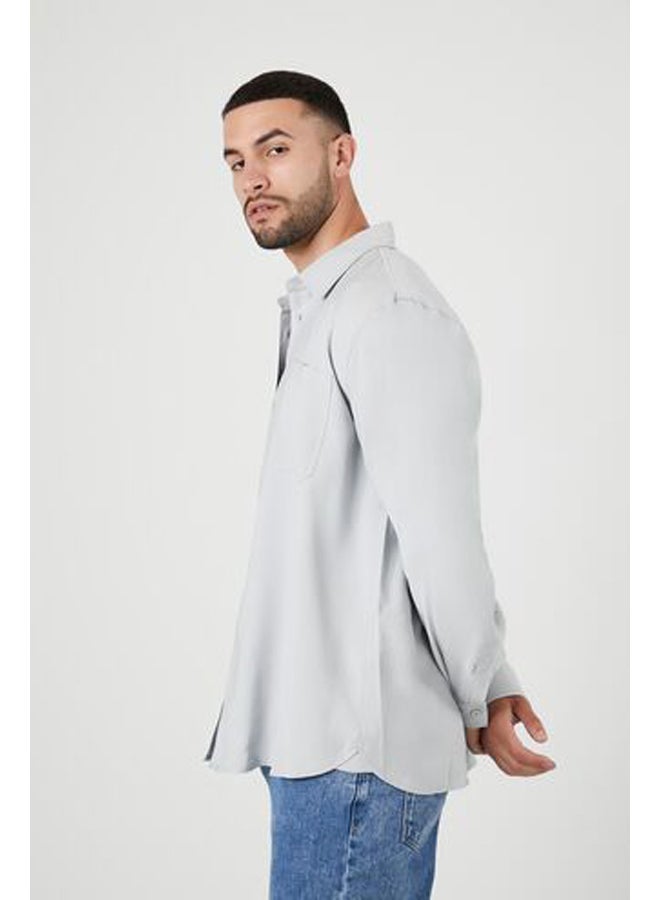 FOREVER 21 قميص جيب من مزيج الرايون  - Image 2
