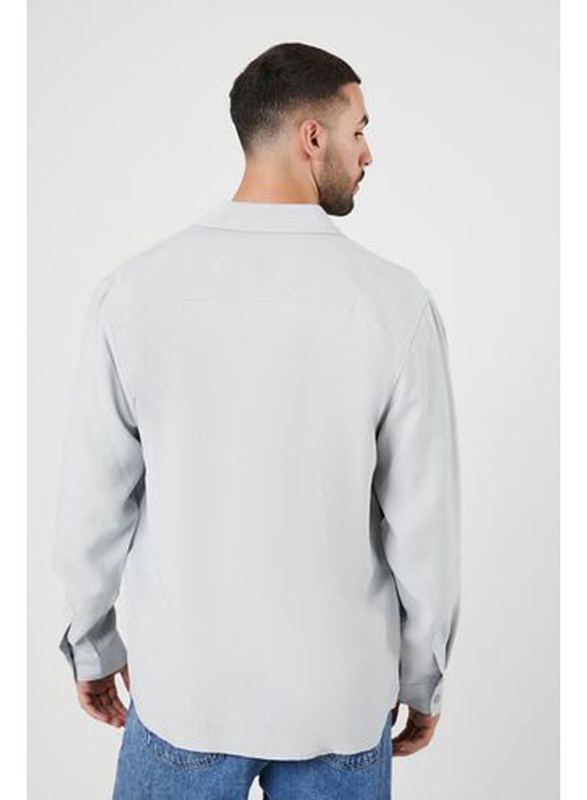 FOREVER 21 قميص جيب من مزيج الرايون  - Image 3